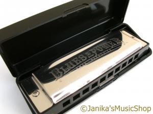 SWAN BLUES POWER 10 HOLE A HARMONICA IN CASE